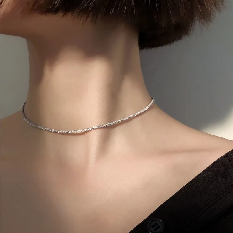 Collar Fino Brilhante