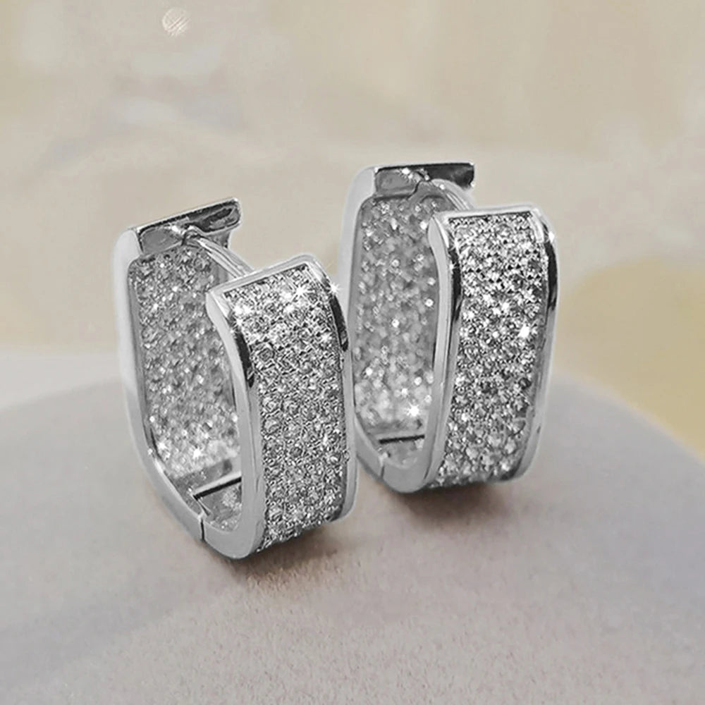 Pendientes-De-Aro-De-Zirconia-Cubica-2-Piezas-plata-anillo